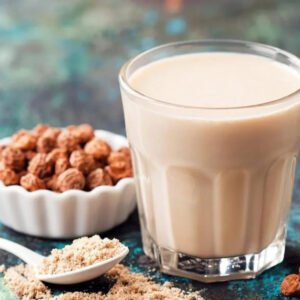 Lait végétal de souchet et d'avoine
